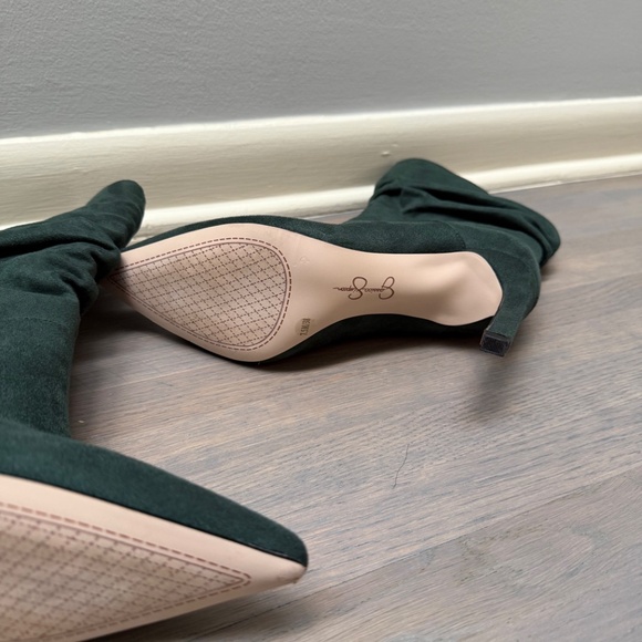 Jessica Simpson Faux Suede Emerald Boots 7.5 - Picture 6 of 10